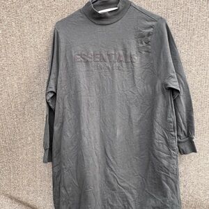 Essentials t shirt Long dress Fear of God Essentials Long-Sleeve Women’s Sz XXS